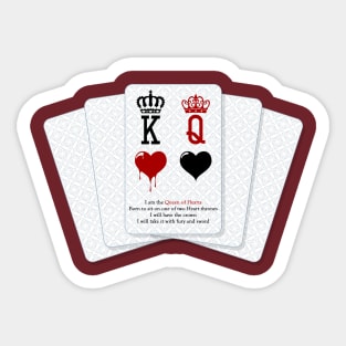 Queen of Hearts Sticker